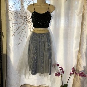 Tool over skirt Anthropologie